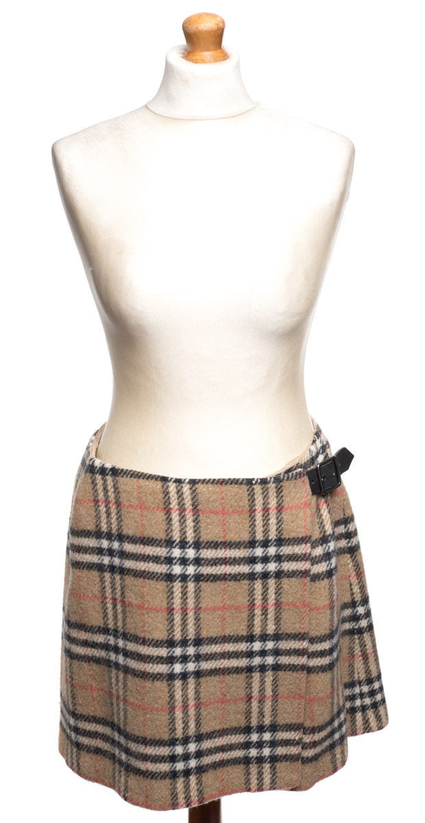 Spódnica Burberry Nova Check wełna 40 (L)