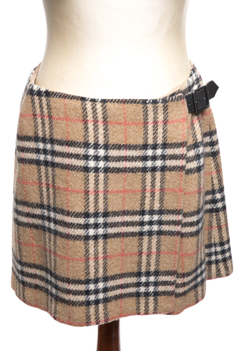 Spódnica Burberry Nova Check wełna 40 (L)