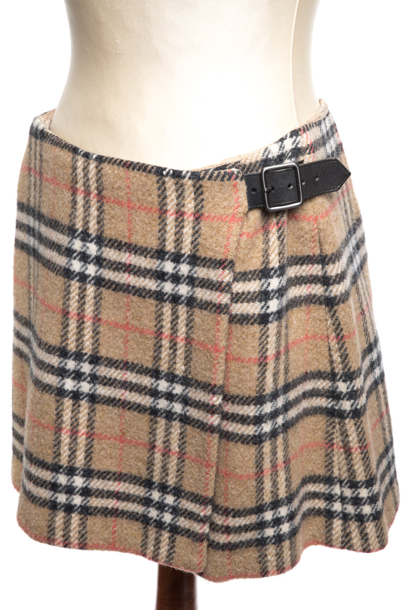 Spódnica Burberry Nova Check wełna 40 (L)