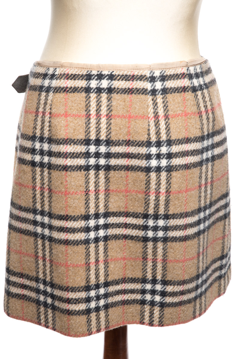 Spódnica Burberry Nova Check wełna 40 (L)