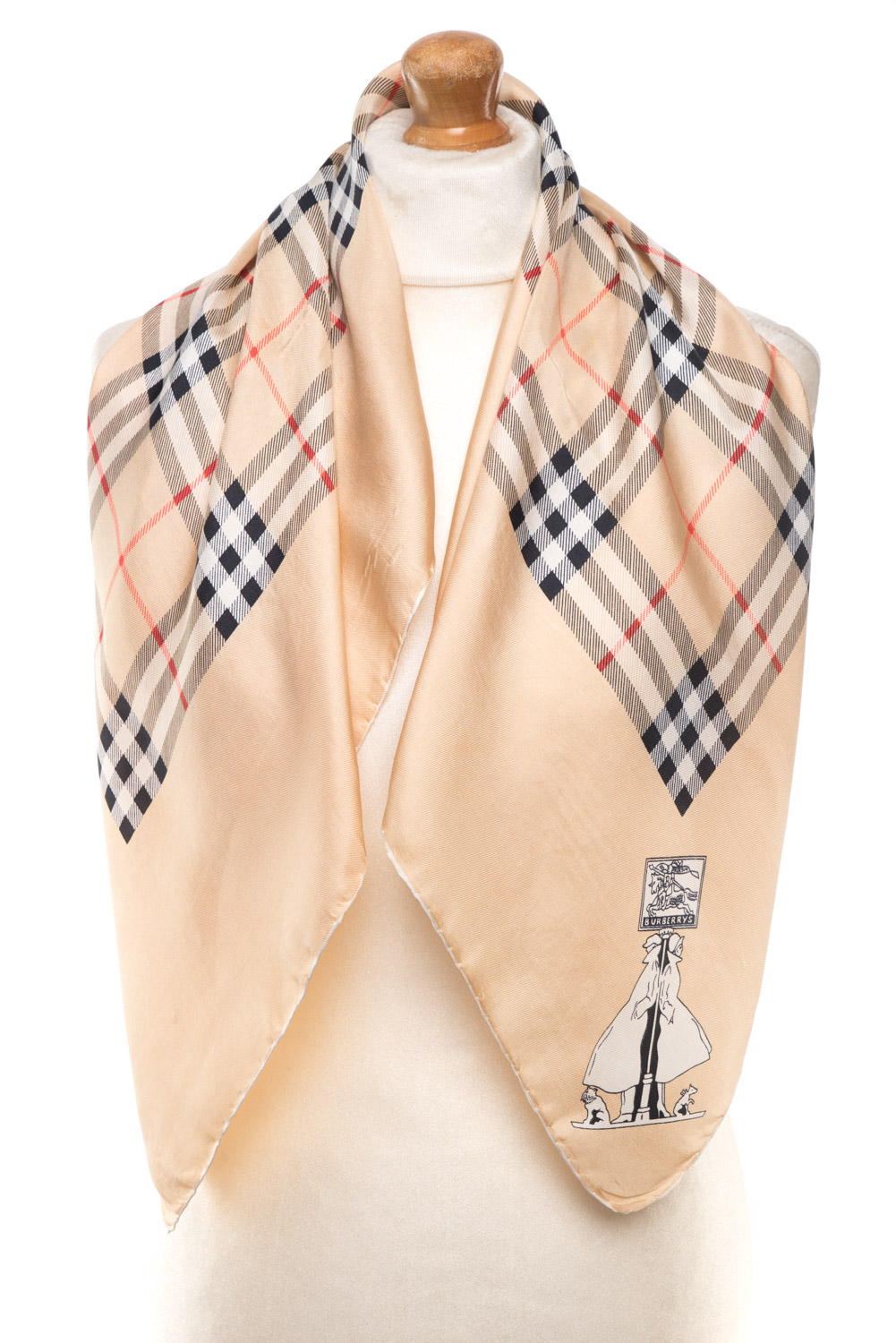 Apaszka jedwabna Burberry Nova Check
