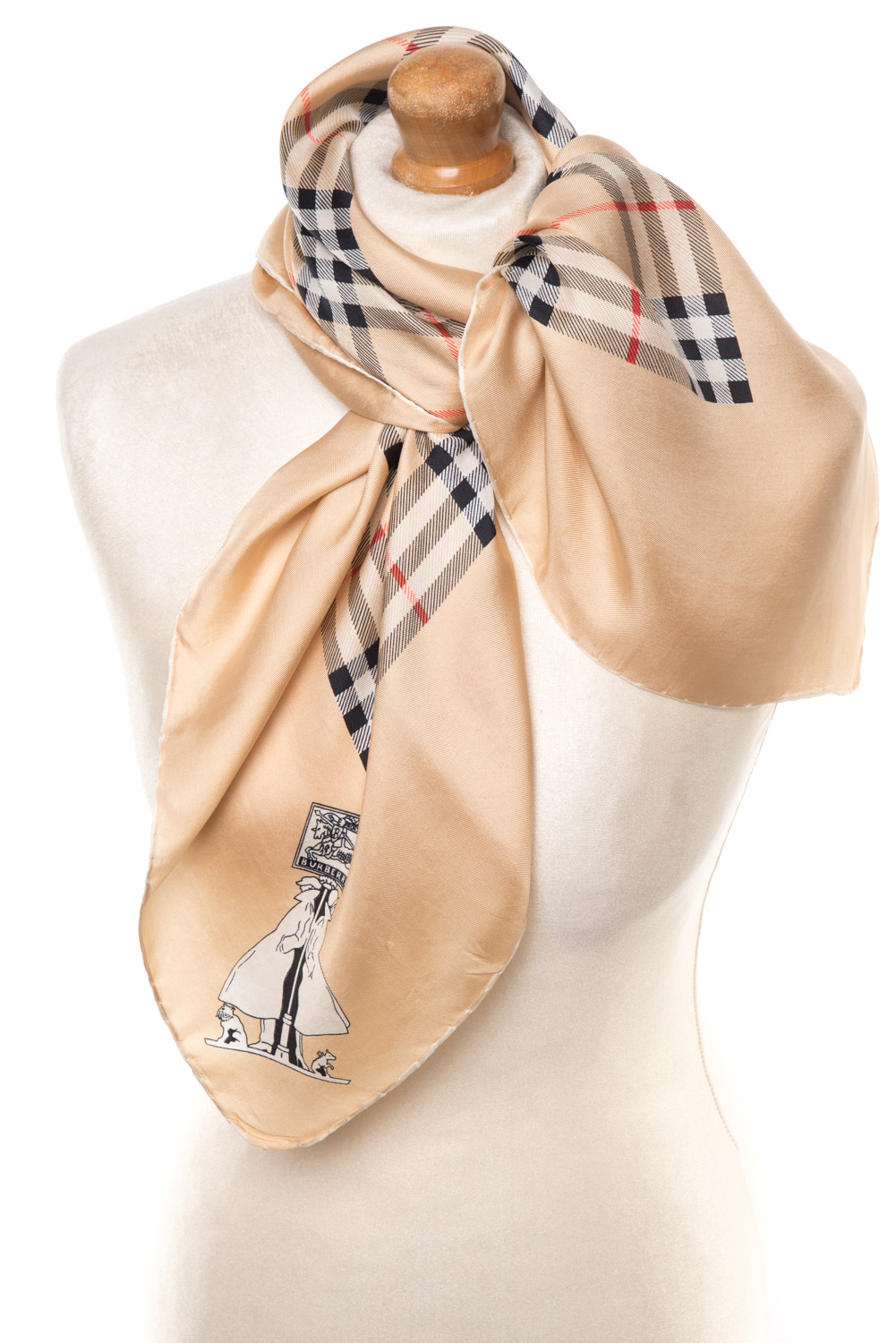 Apaszka jedwabna Burberry Nova Check