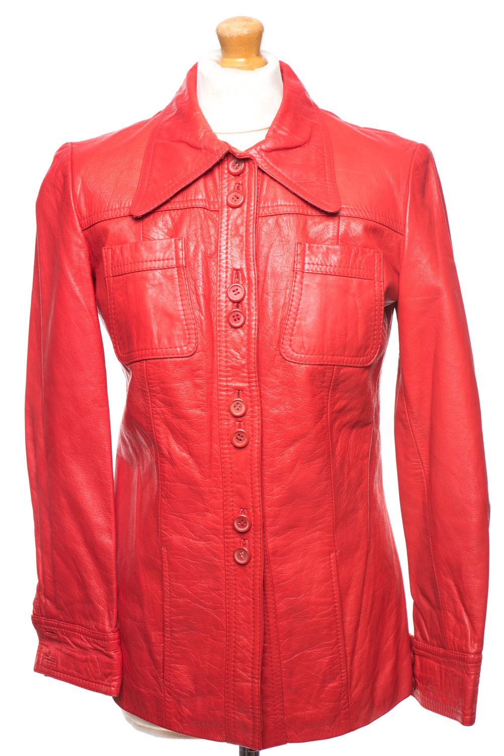 Kurtka skórzana vintage lata 70-te 34/36 (XS/S)