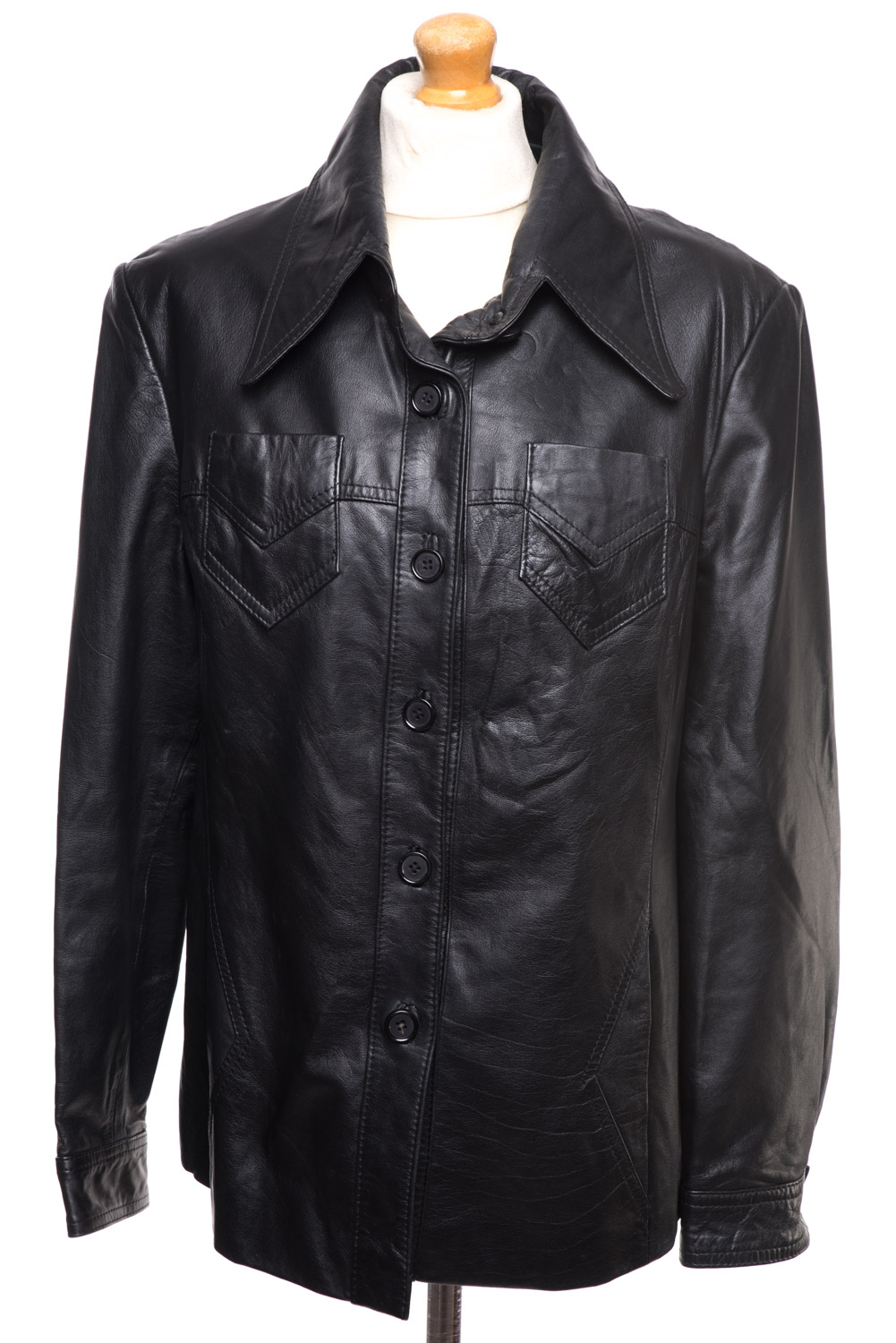 【数々のアワードを受賞】 jacket leather Vintage 70s Store Vintage - (L/XL) 40/42 ジャケット・アウター