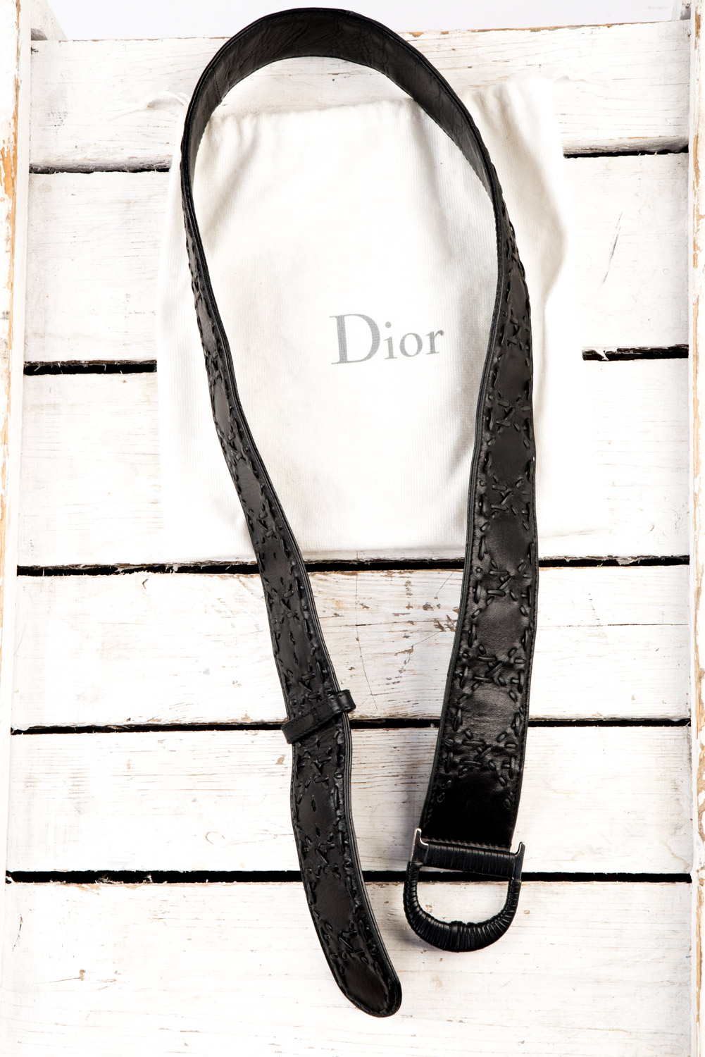 Pasek Christian Dior 90 vintage lata 70-te