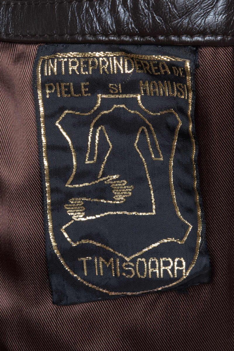 Płaszcz skórzany vintage lata 70-te 46/48 (S/M)