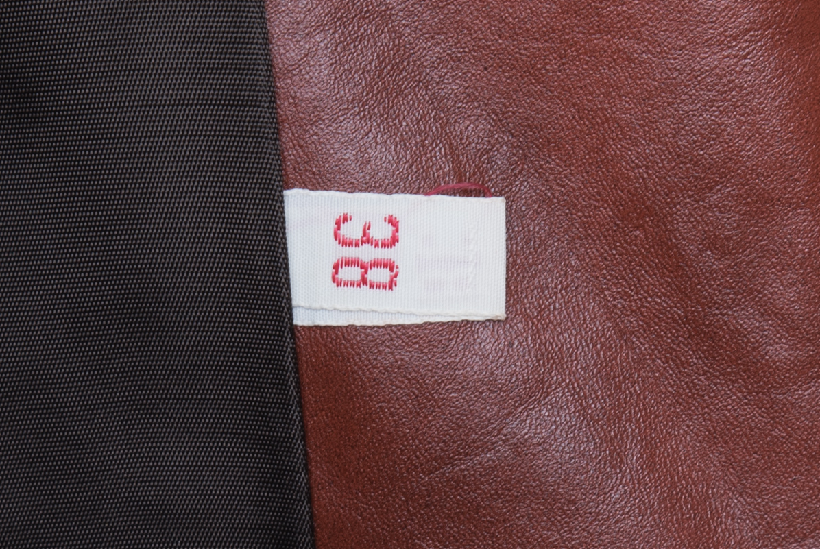 Płaszcz skórzany vintage lata 70-te 36/38 (S/M)