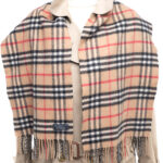 Szalik Burberry kaszmirowy unisex