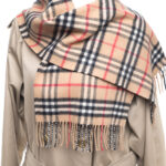Szalik Burberry kaszmirowy unisex