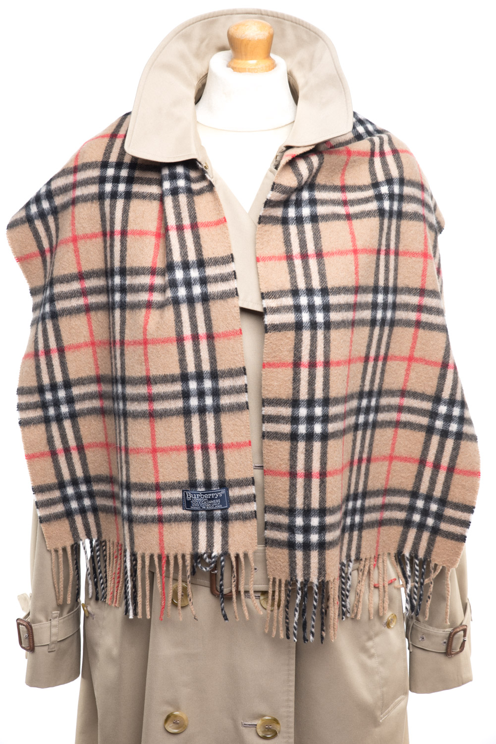 Szalik Burberry kaszmirowy unisex
