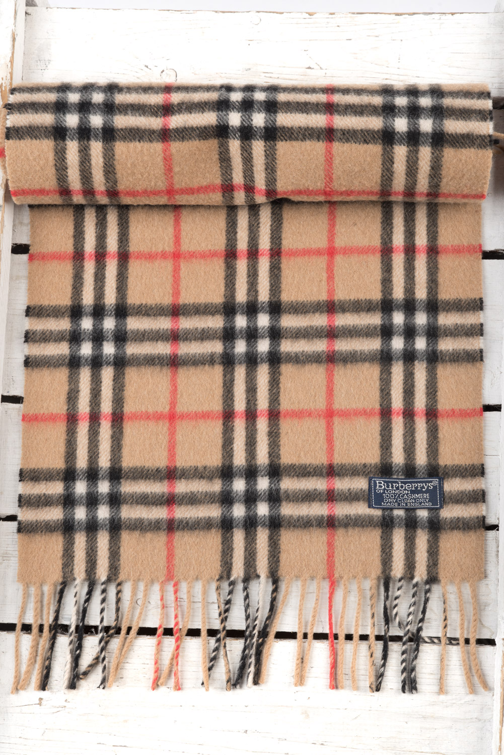Szalik Burberry kaszmirowy unisex