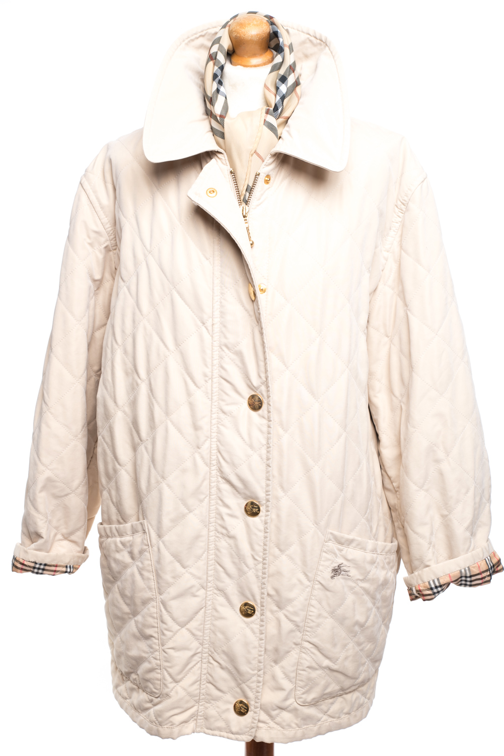 Kurtka Burberry pikowana 40 (L)
