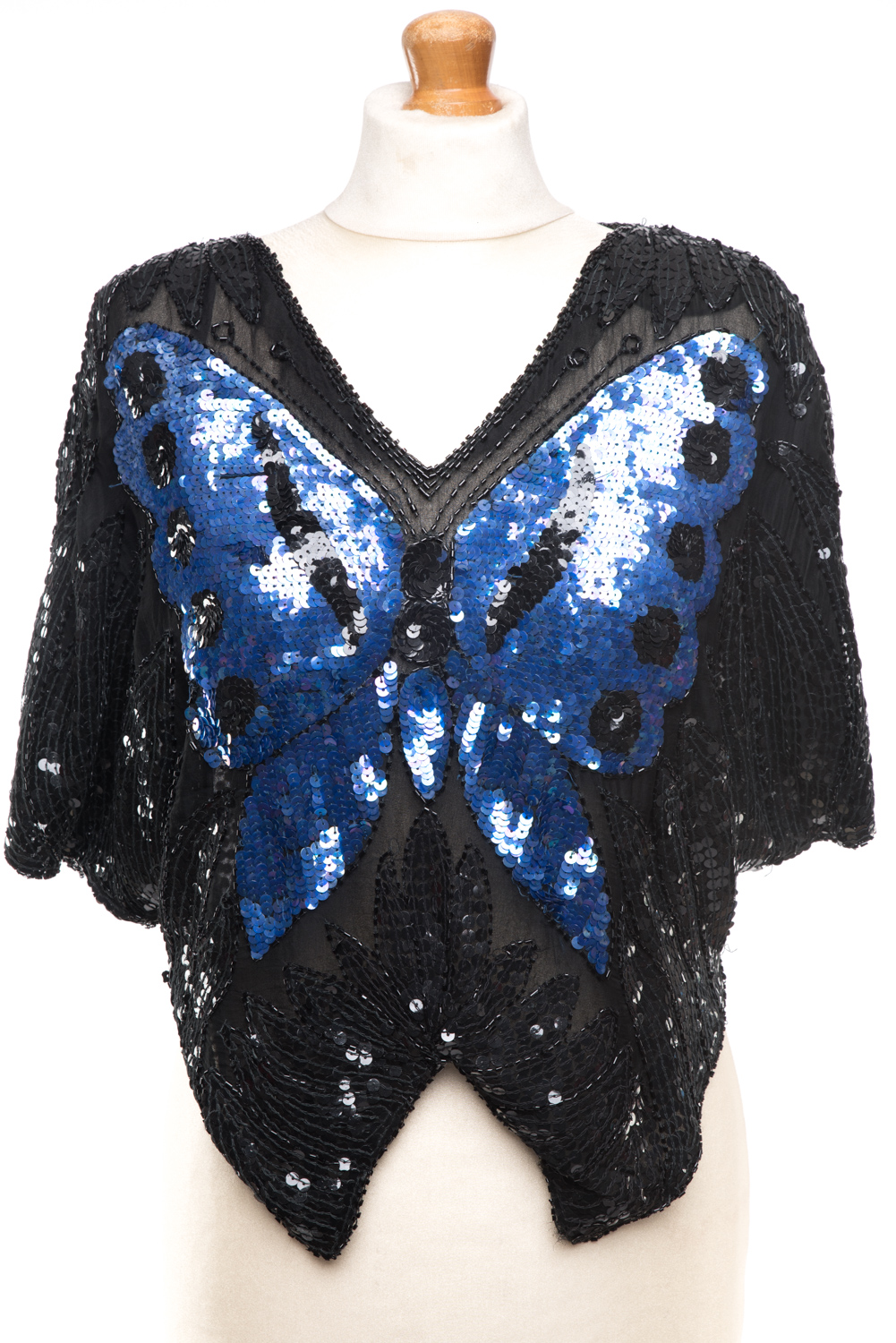 Top cekinowy jedwab 36/38 (S/M)