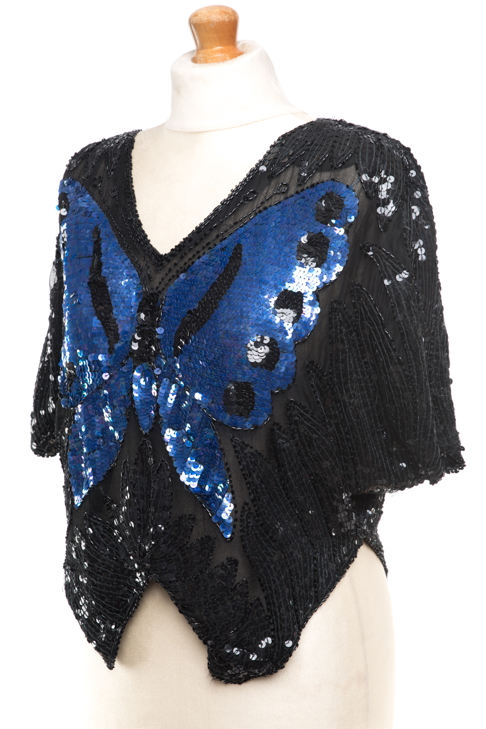 Top cekinowy jedwab 36/38 (S/M)