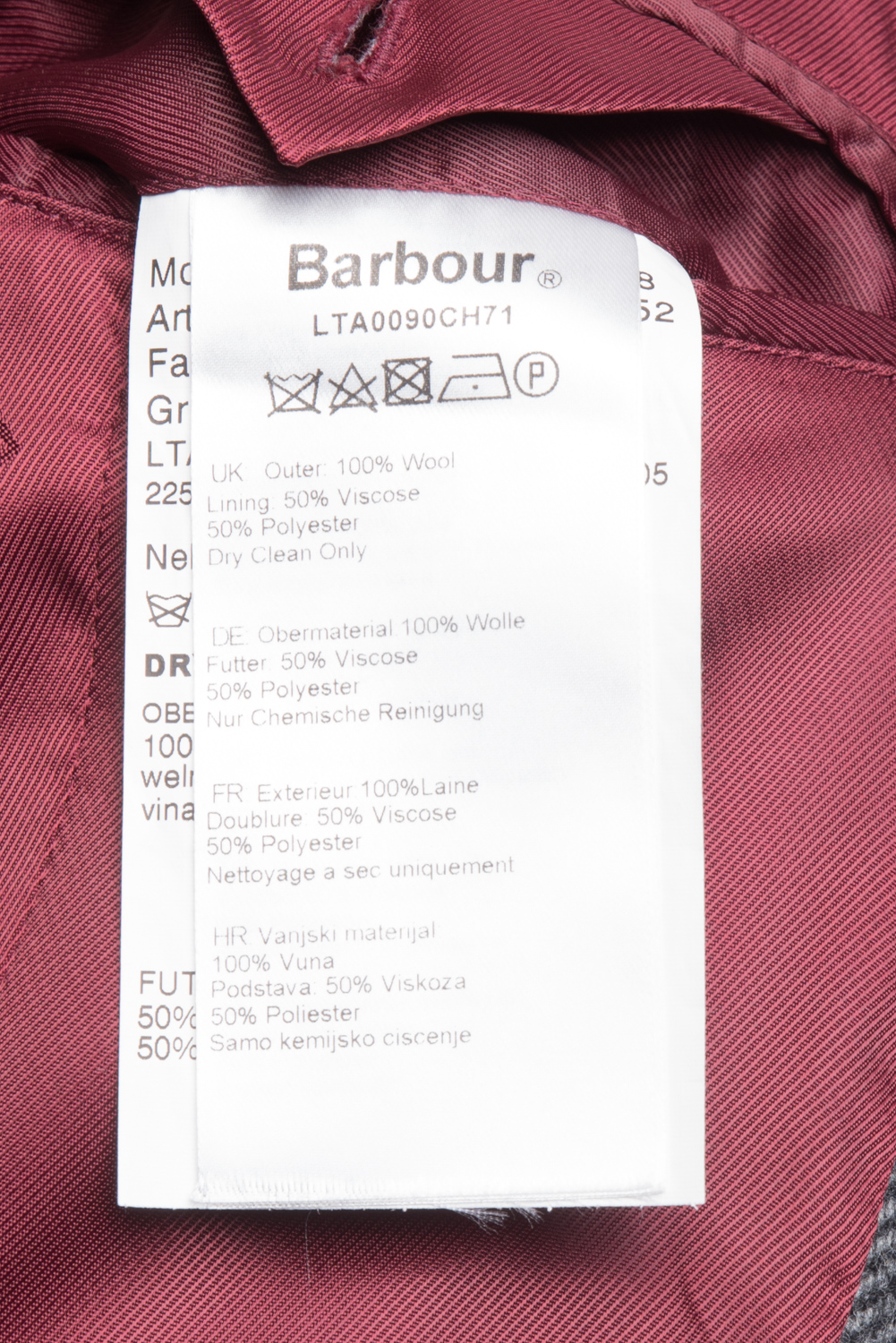 Żakiet tweedowy Barbour Winter Tartan 38 (M)