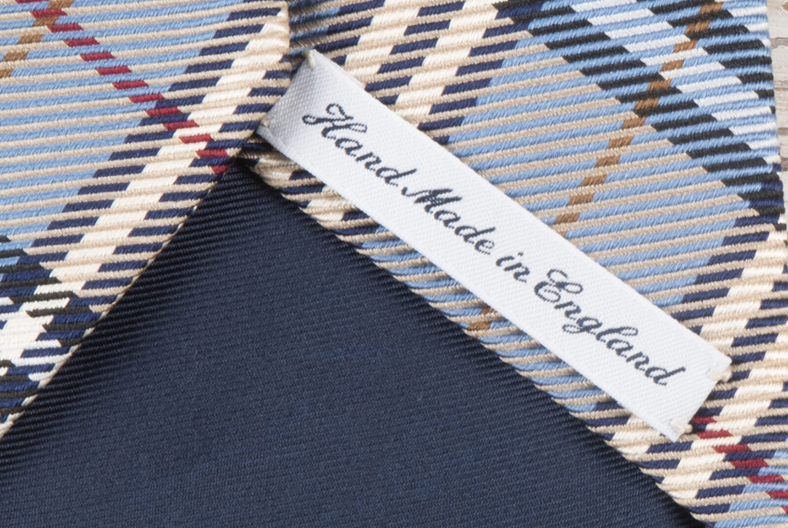 Krawat jedwabny Burberry London Nova Check vintage