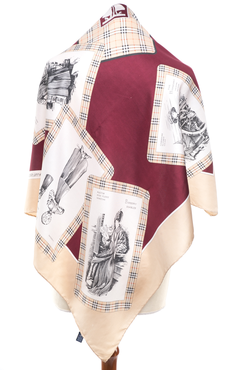 Apaszka jedwabna Burberry