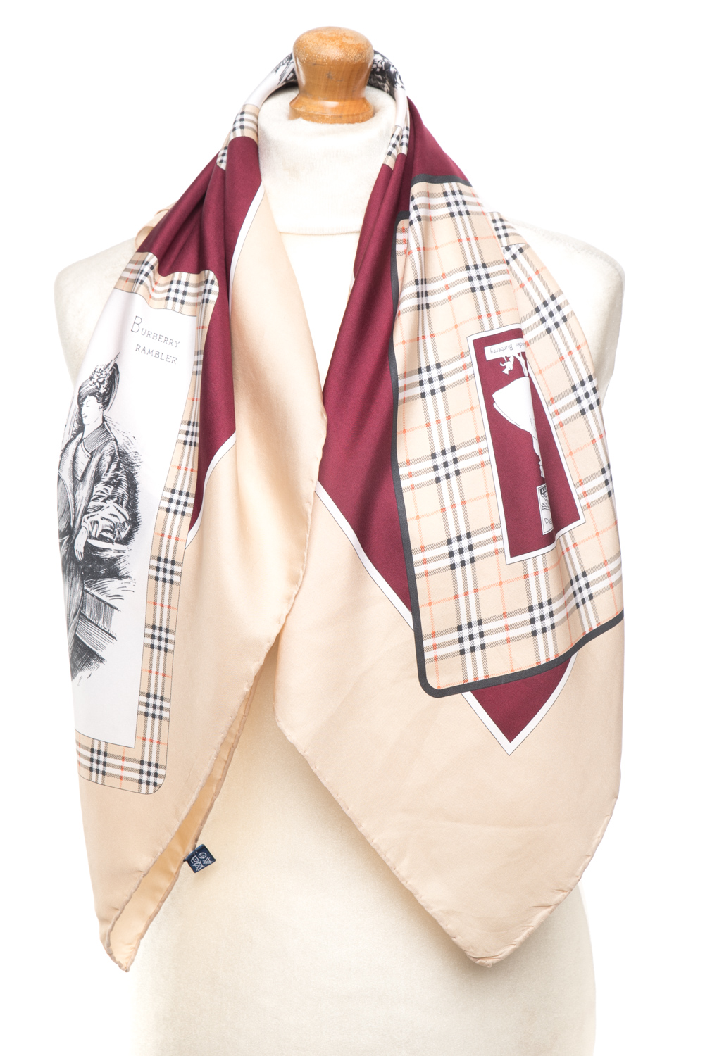 Apaszka jedwabna Burberry