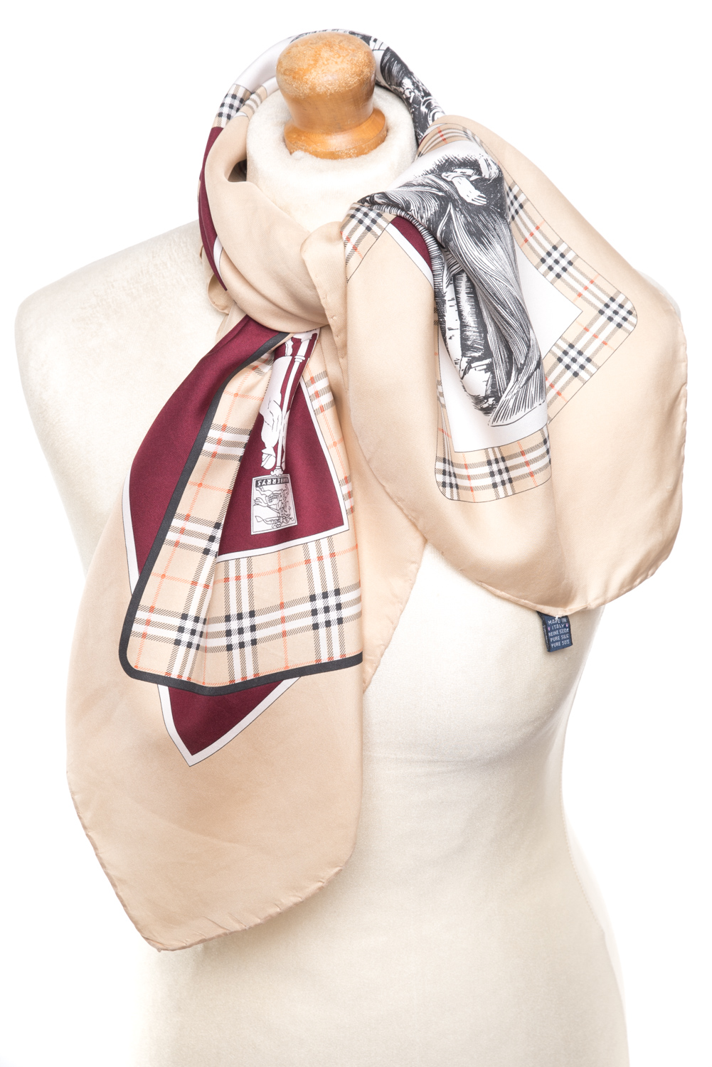 Apaszka jedwabna Burberry