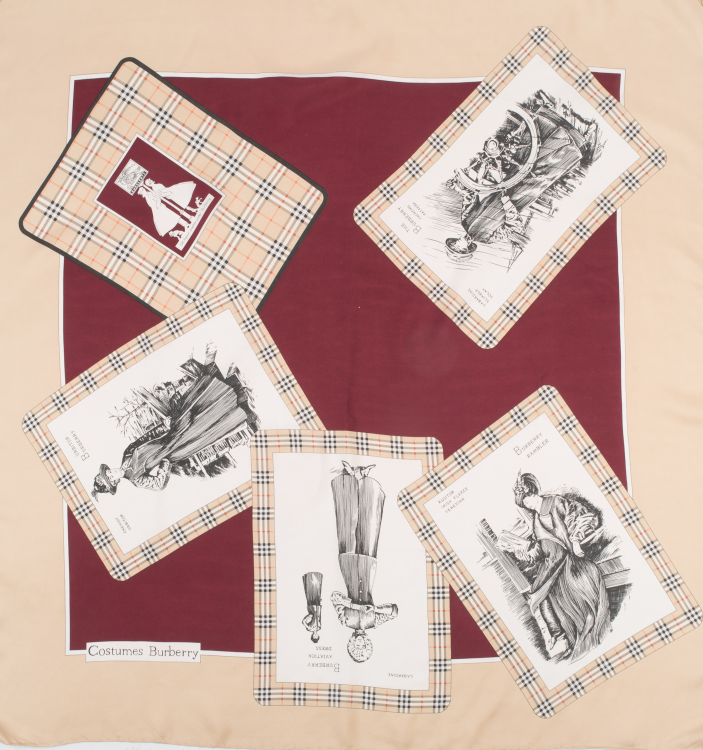 Apaszka jedwabna Burberry