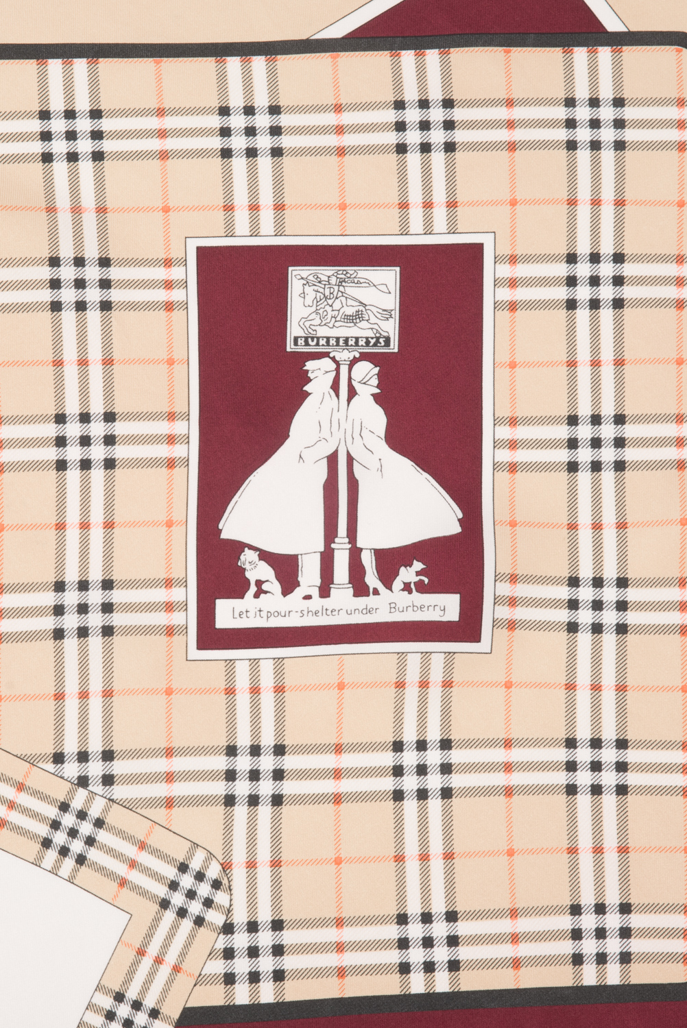 Apaszka jedwabna Burberry