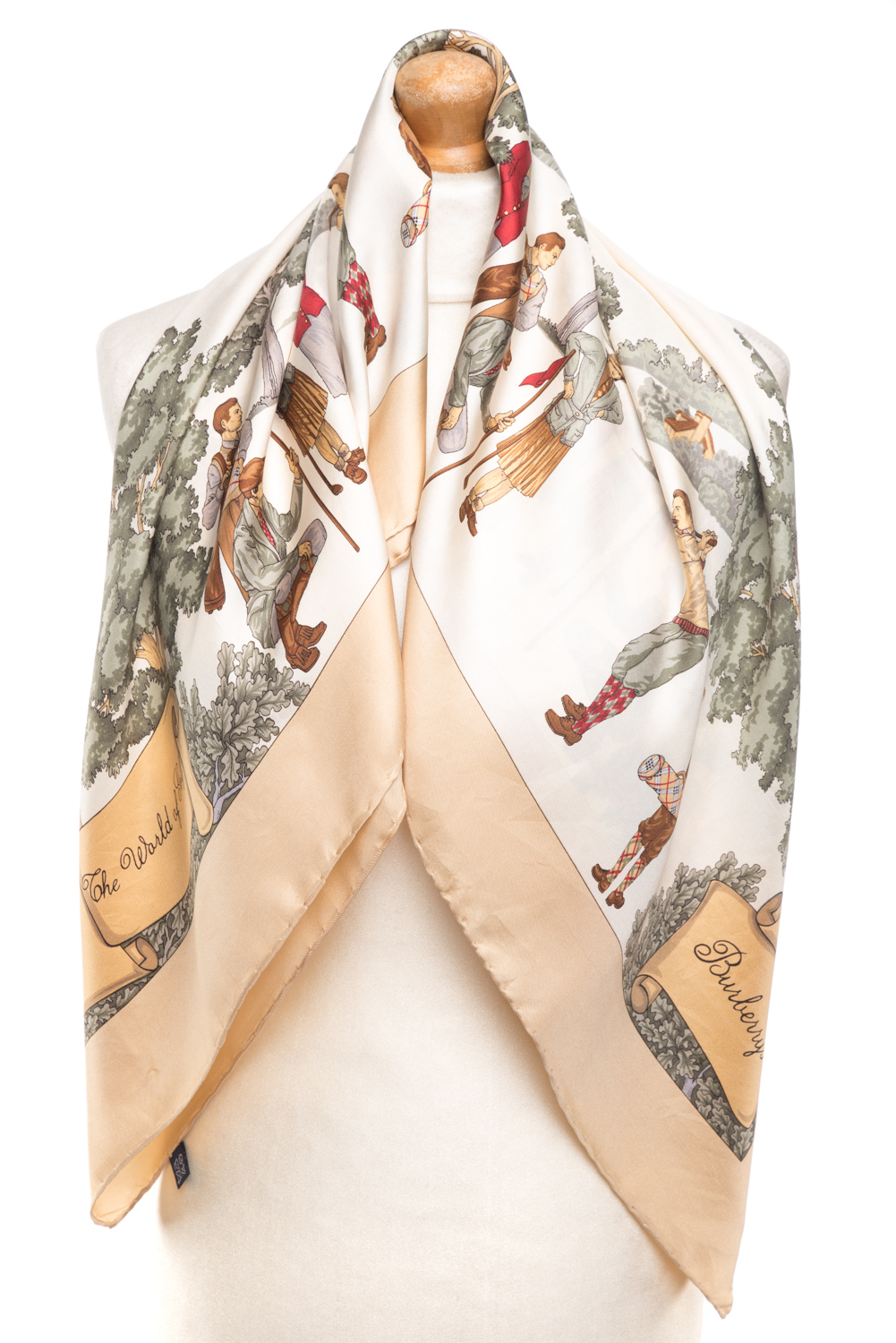 Apaszka jedwabna Burberry