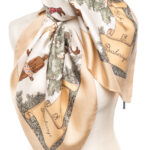Apaszka jedwabna Burberry