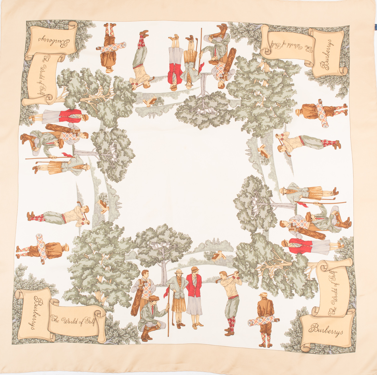 Apaszka jedwabna Burberry