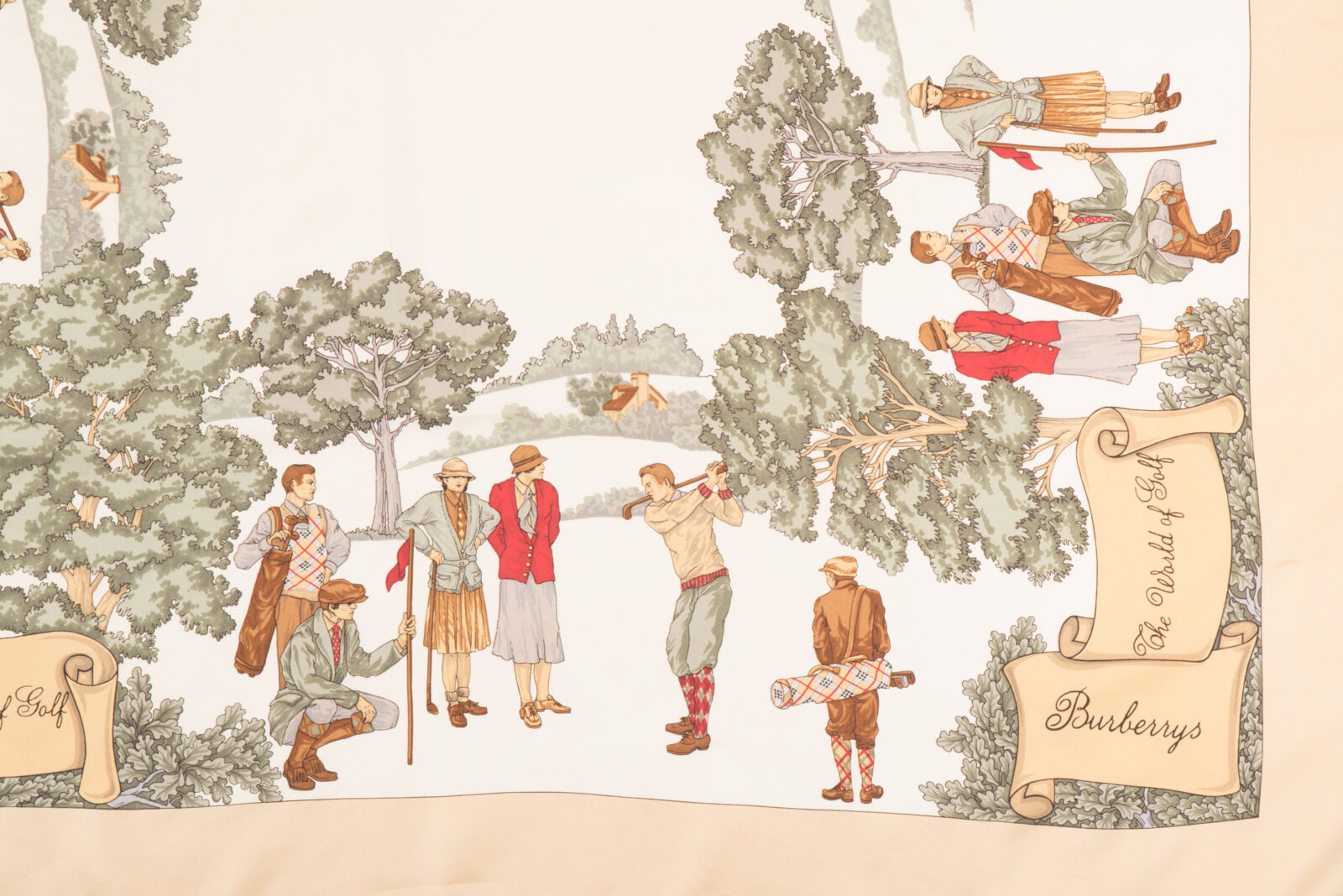 Apaszka jedwabna Burberry