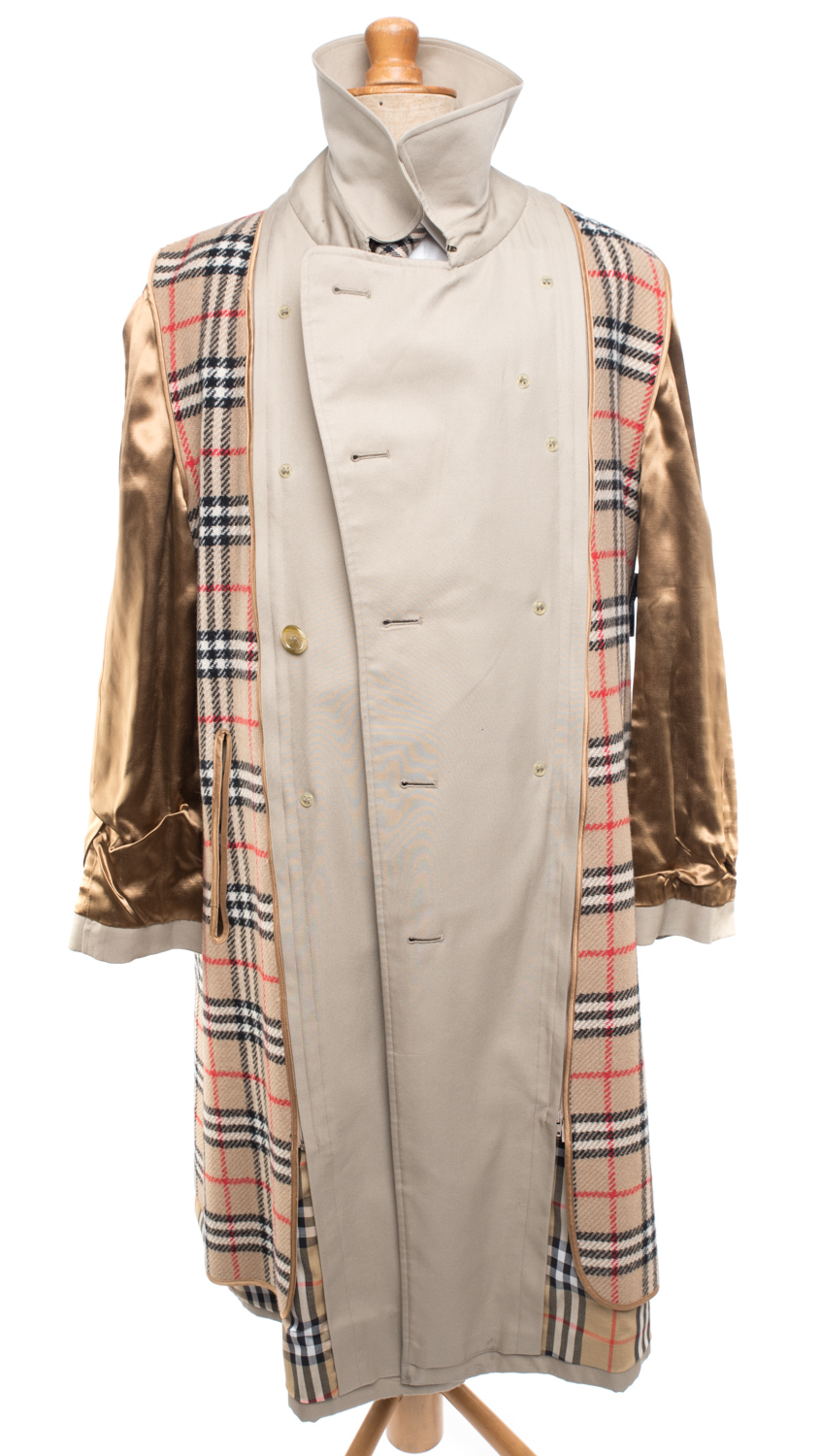 Płaszcz Burberry trencz z podpinką zimową (100% wełna) 50/52 (L)
