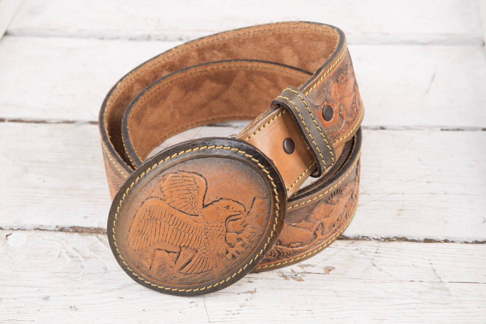 Pasek kowbojski made in USA 34