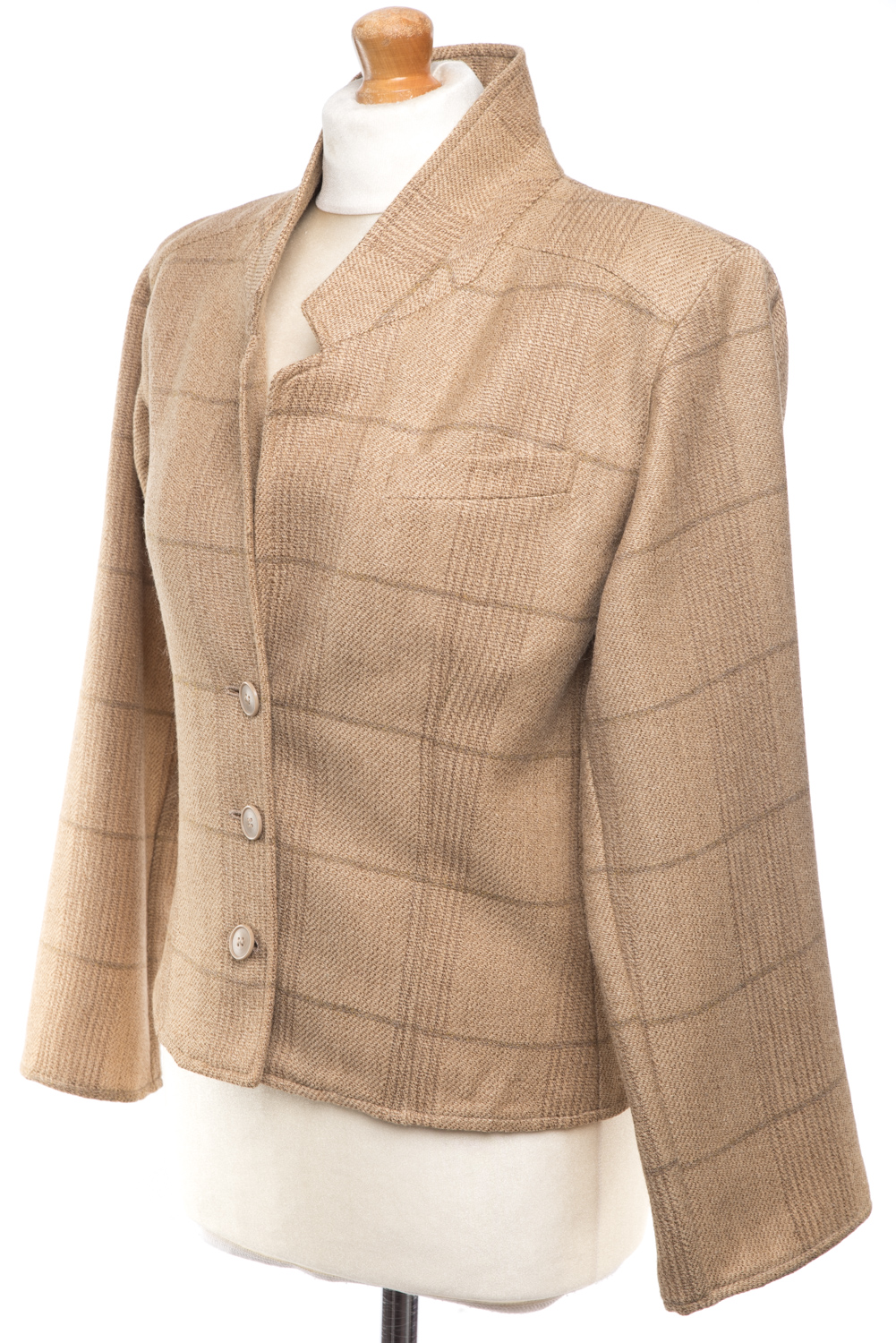 Żakiet Giorgio Armani lniany vintage lata 80-te 36 (S)
