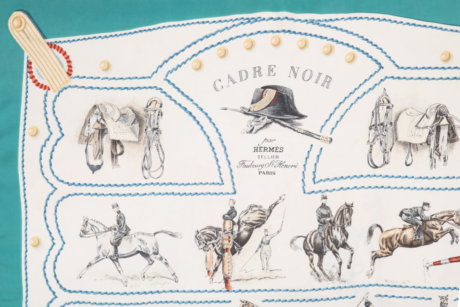 Apaszka Hermes Paris Cadre Noir