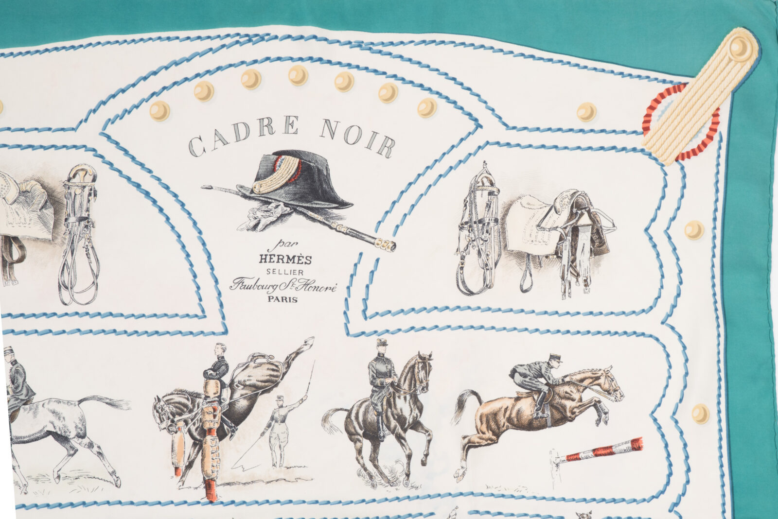 Apaszka Hermes Paris Cadre Noir