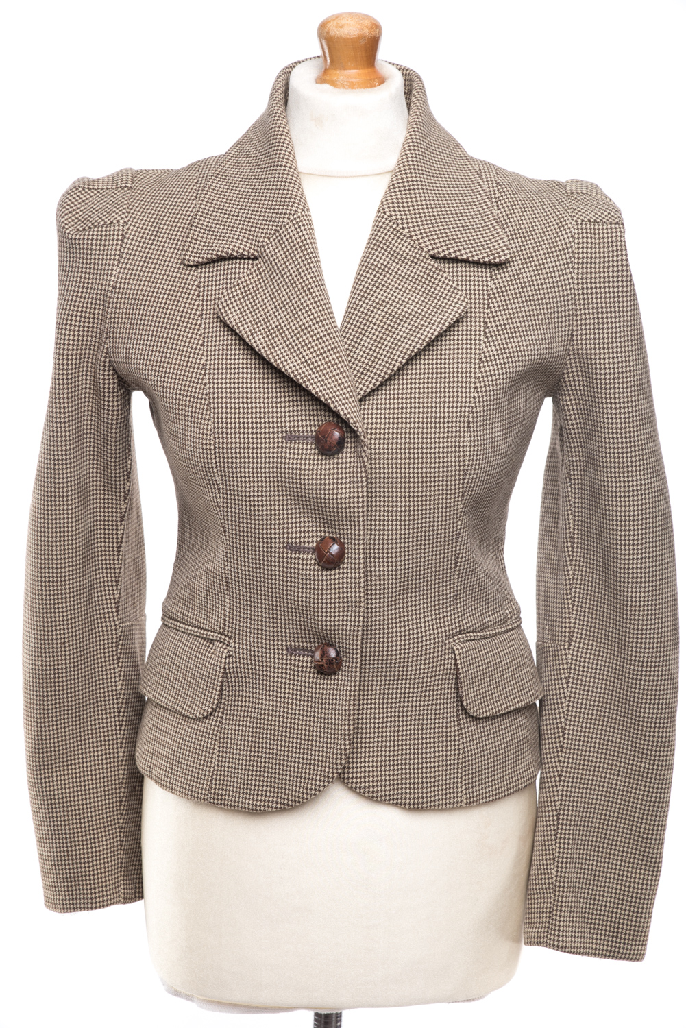 Żakiet Moschino Cheap and Chic Bergdorf Goodman The Plaza vintage lata 90-te 36 (S)