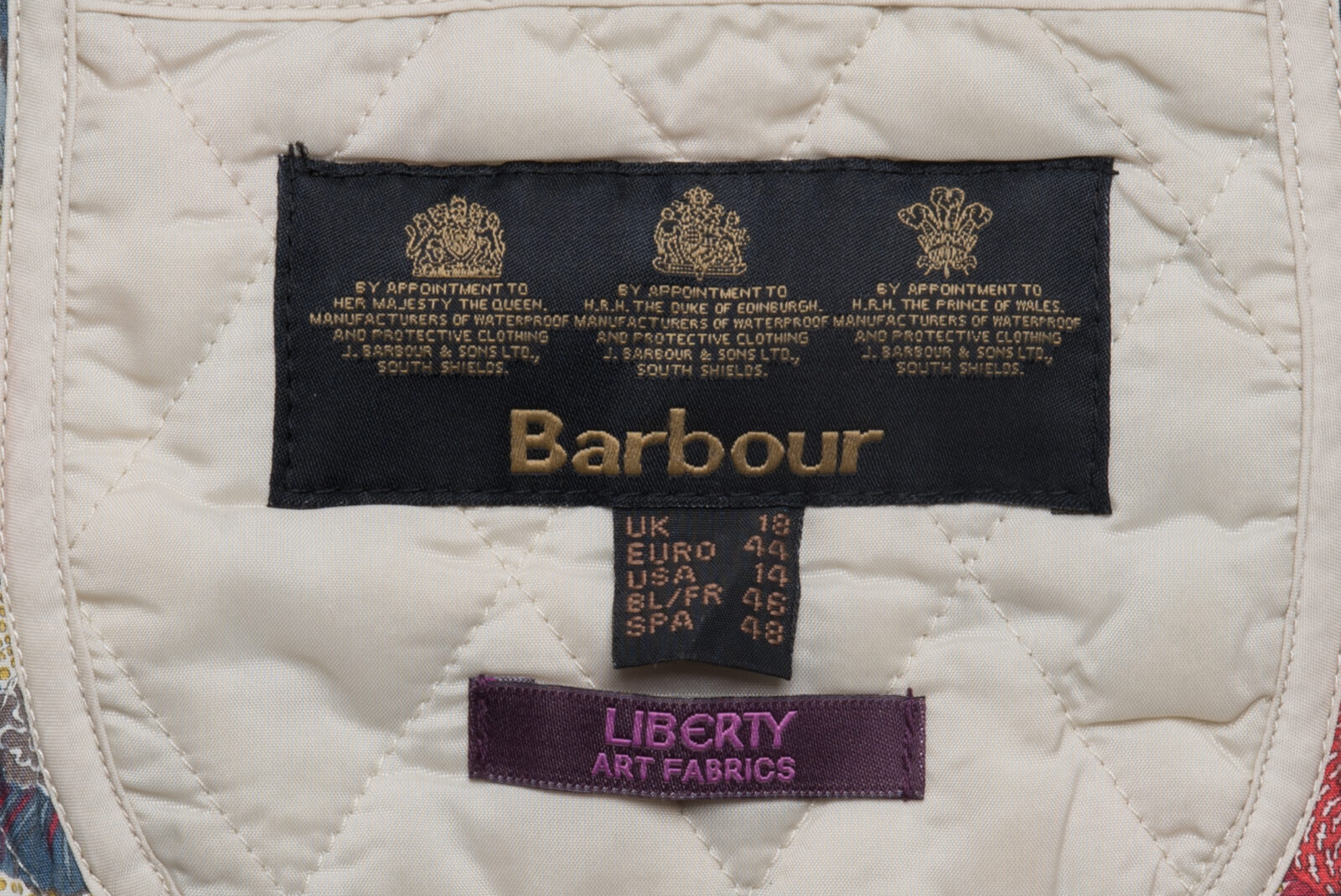 Kurtka Barbour pikowana Liberty Summer Liddesdale Quilt 44 (XL)