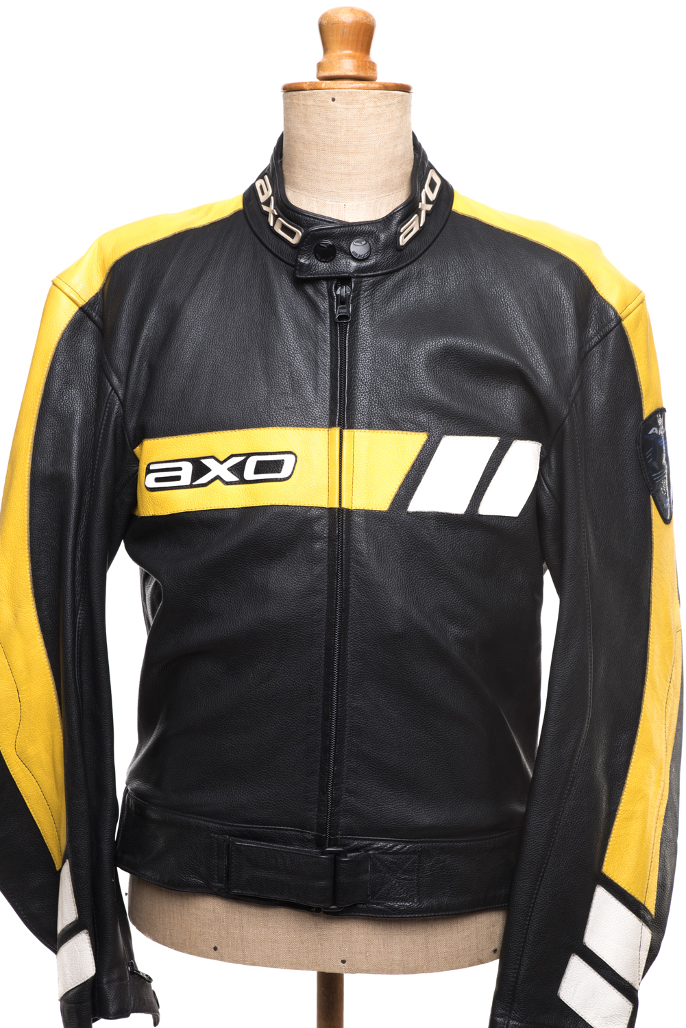 Kurtka skórzana motorowa AXO unisex damskie M/L, męskie S/M