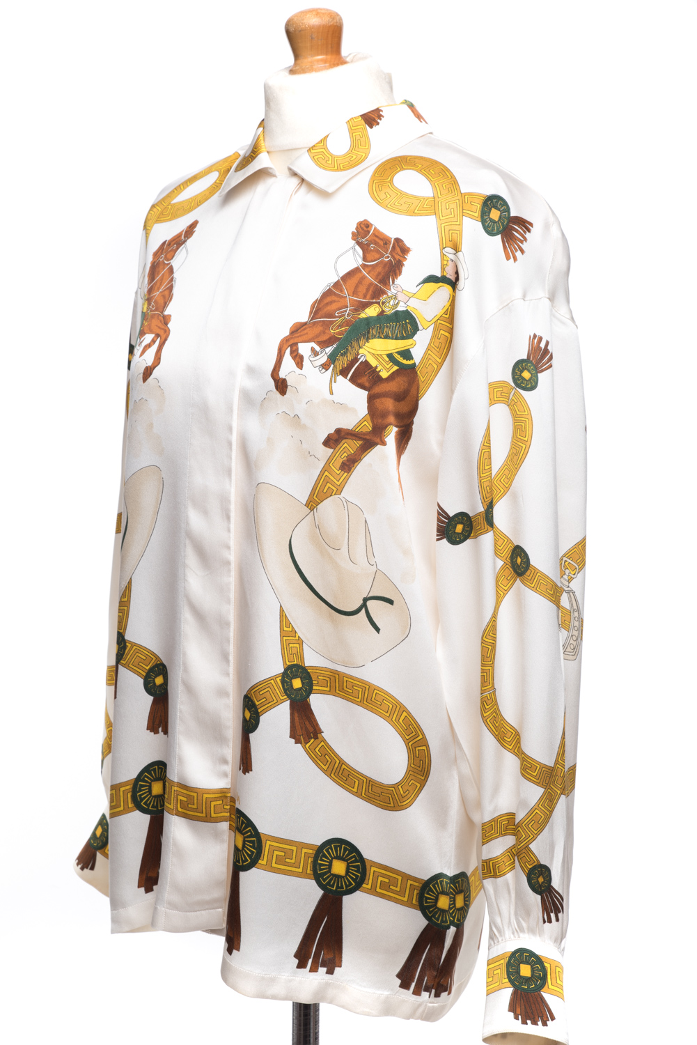 Koszula Escada Margaretha Ley jedwabna vintage lata 80-te 38/40 (M/L)