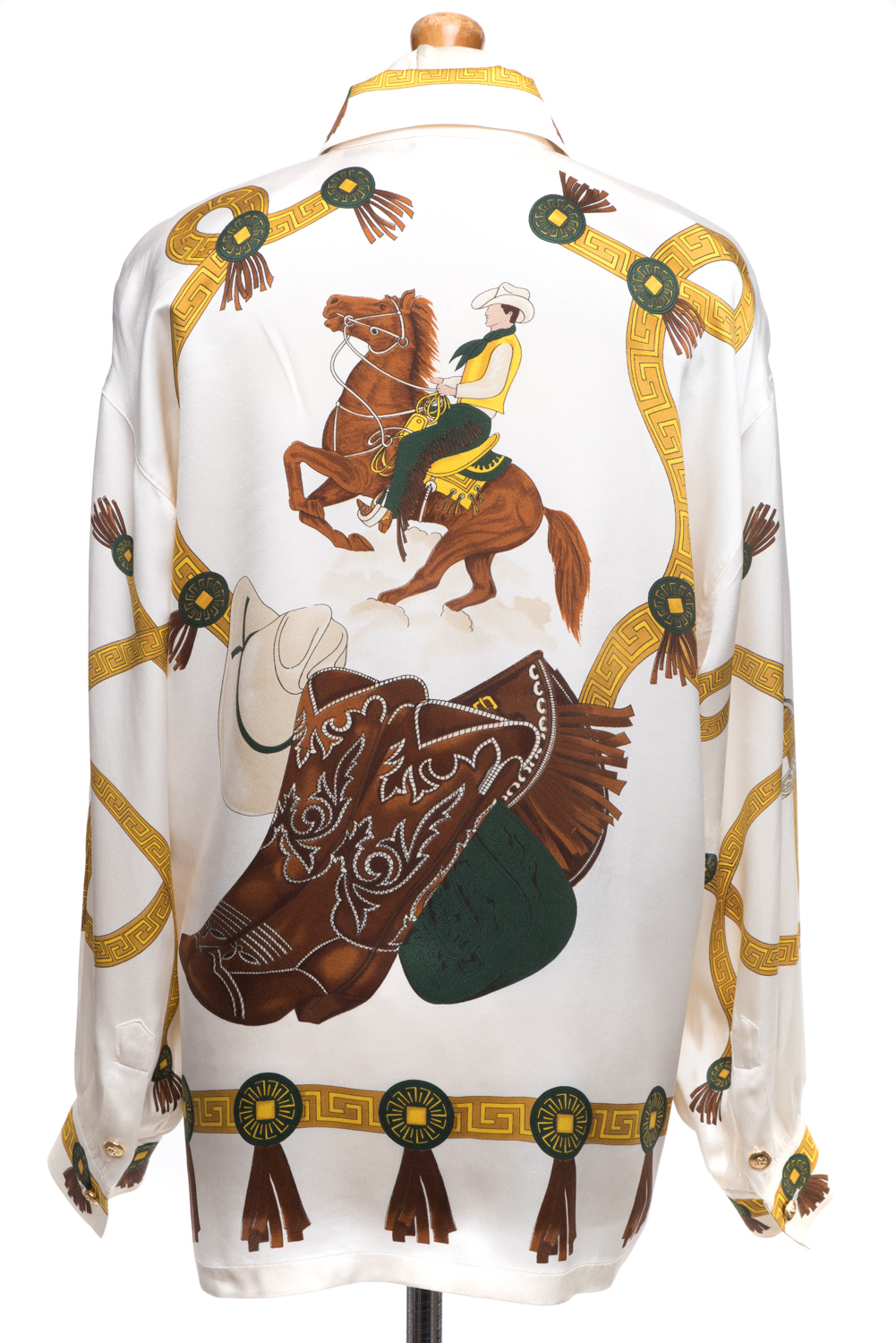 Koszula Escada Margaretha Ley jedwabna vintage lata 80-te 38/40 (M/L)