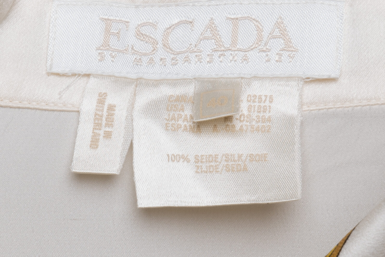 Koszula Escada Margaretha Ley jedwabna vintage lata 80-te 38/40 (M/L)