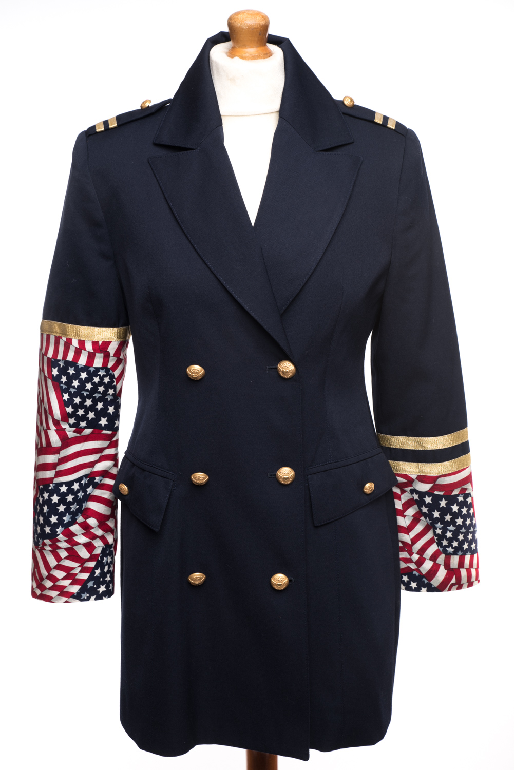 Żakiet Lily Farouche militarny vintage lata 80-te 36 (S)