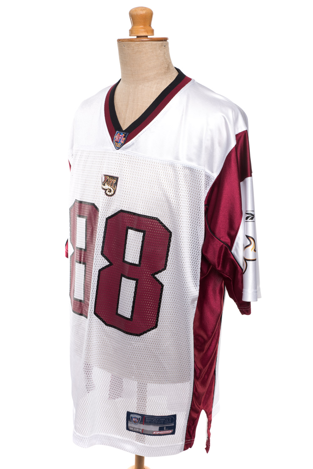 Koszulka z ligi futbolu amerykańskiego NFL Reebok Dusseldorf Rhein Fire 88 L