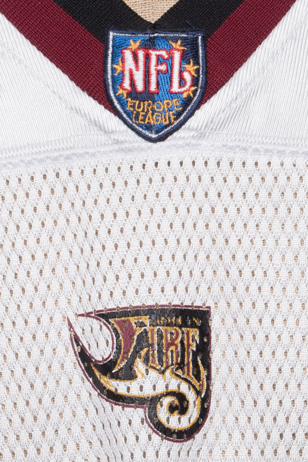 Koszulka z ligi futbolu amerykańskiego NFL Reebok Dusseldorf Rhein Fire 88 L