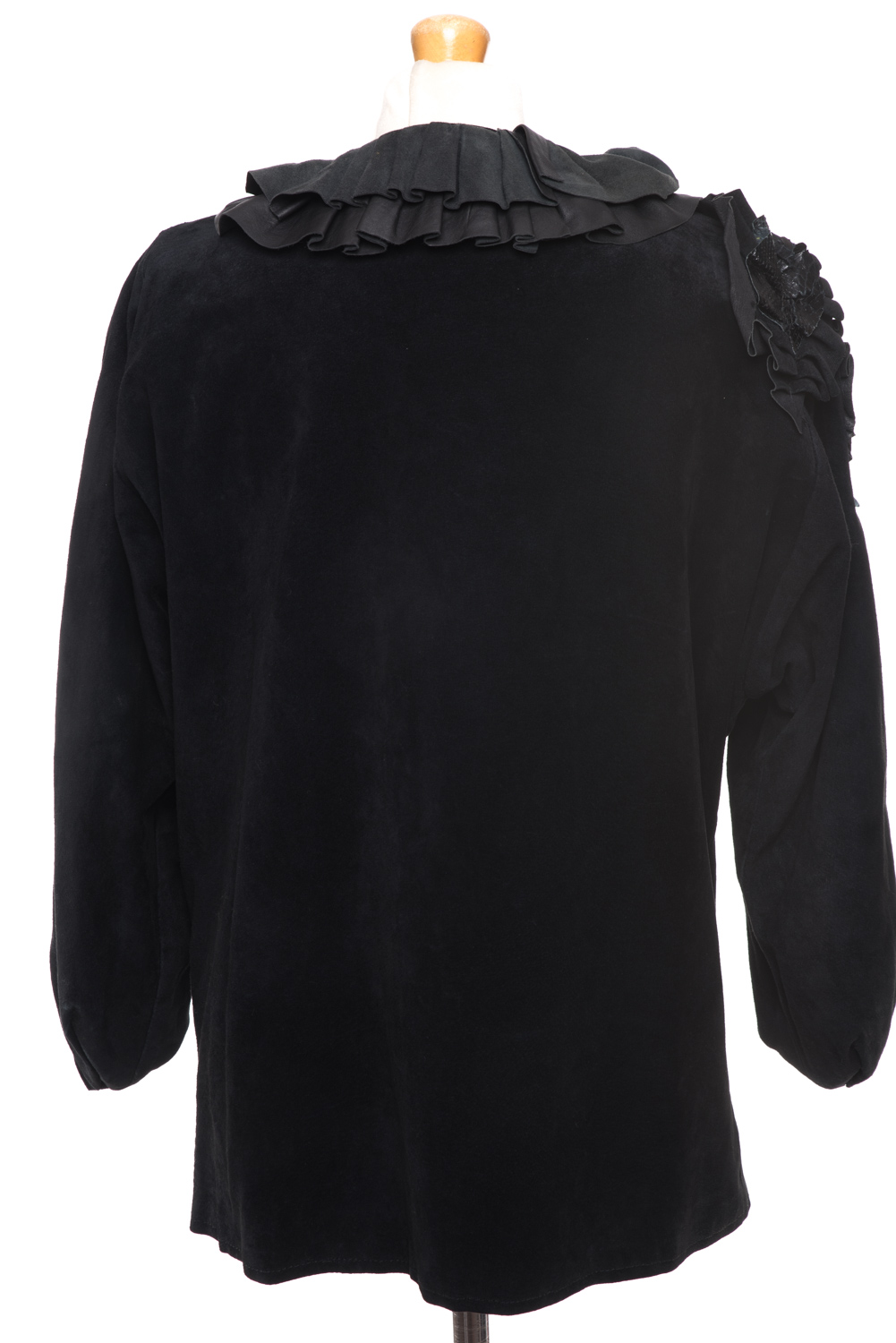Kurtka skórzana zamszowa vintage lata 80-te M-XL oversize
