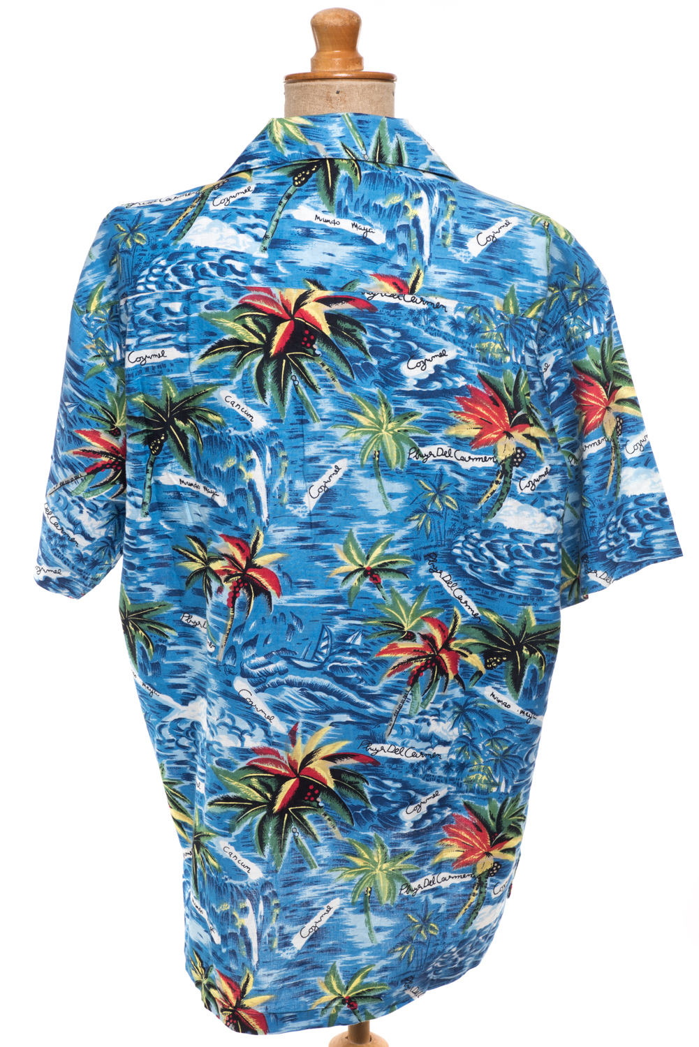 Koszula hawajska vintage lata 90-te bawełna L/XL