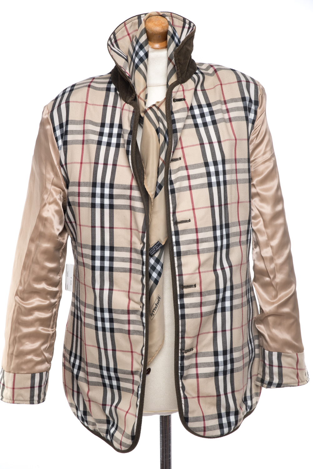 Kurtka Burberry London pikowana sztruksowa 40 (L)