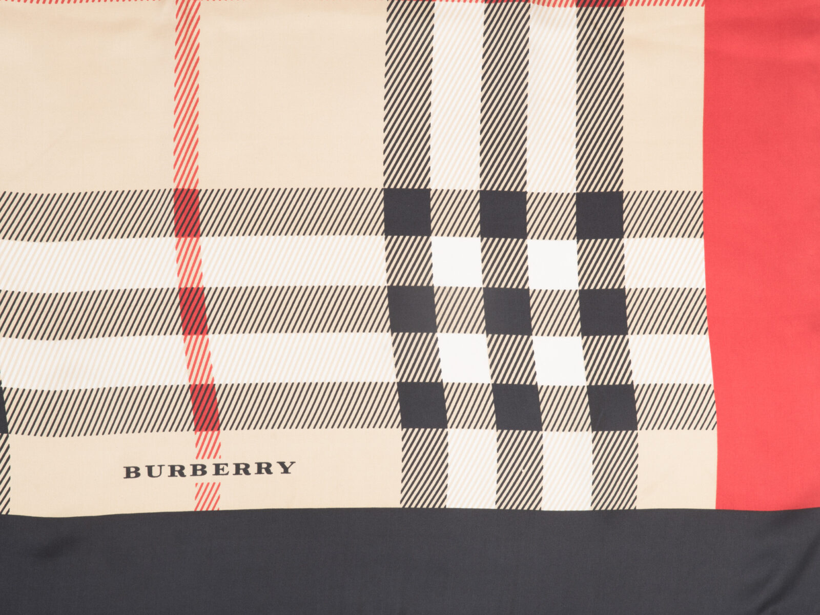 Apaszka jedwabna Burberry