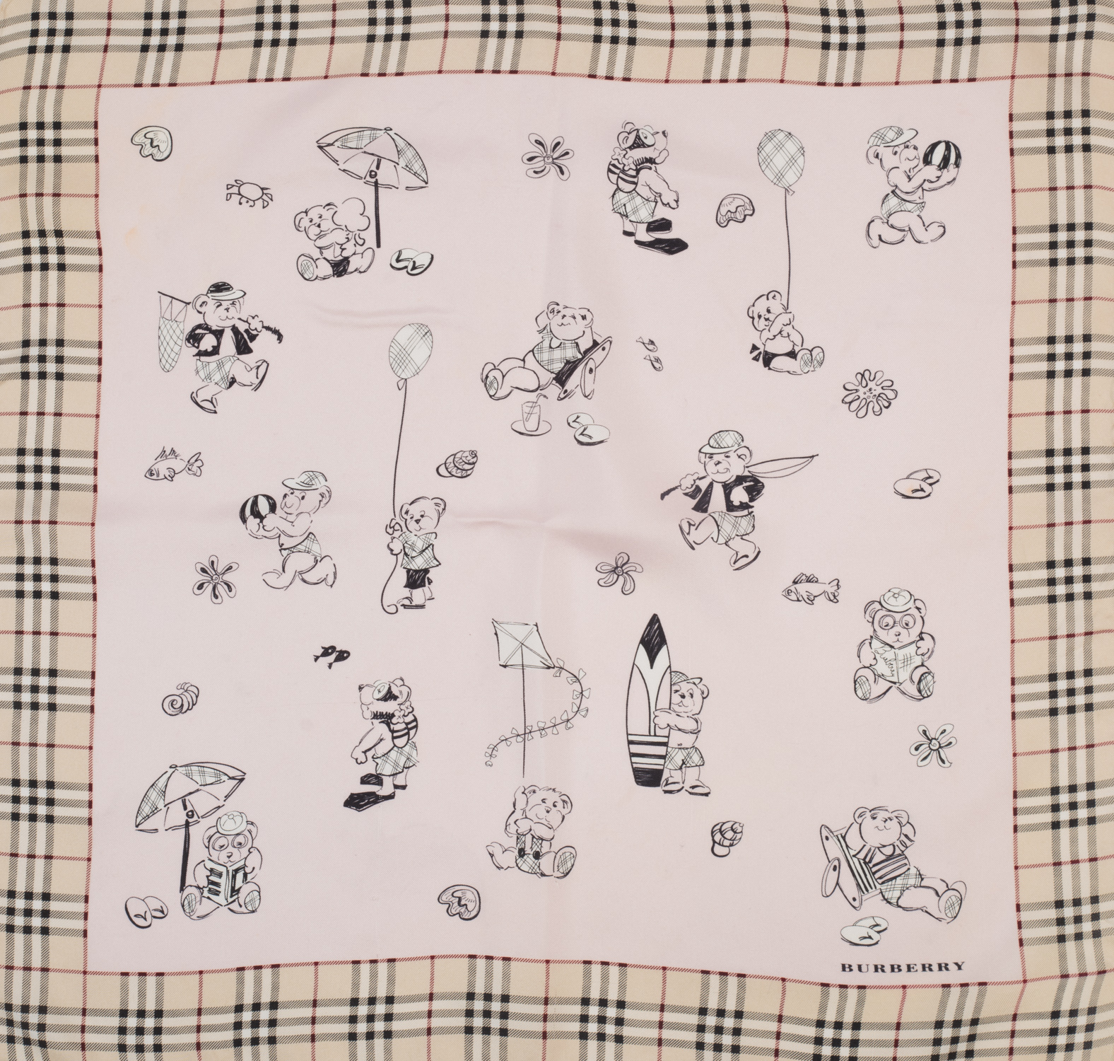 Apaszka jedwabna Burberry (gawroszka)