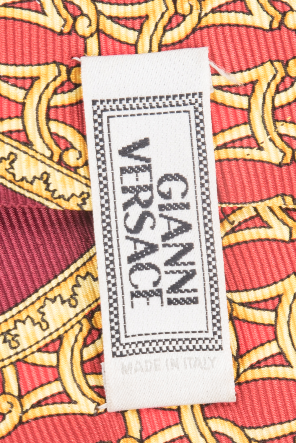 Krawat jedwabny Gianni Versace vintage lata 90-te