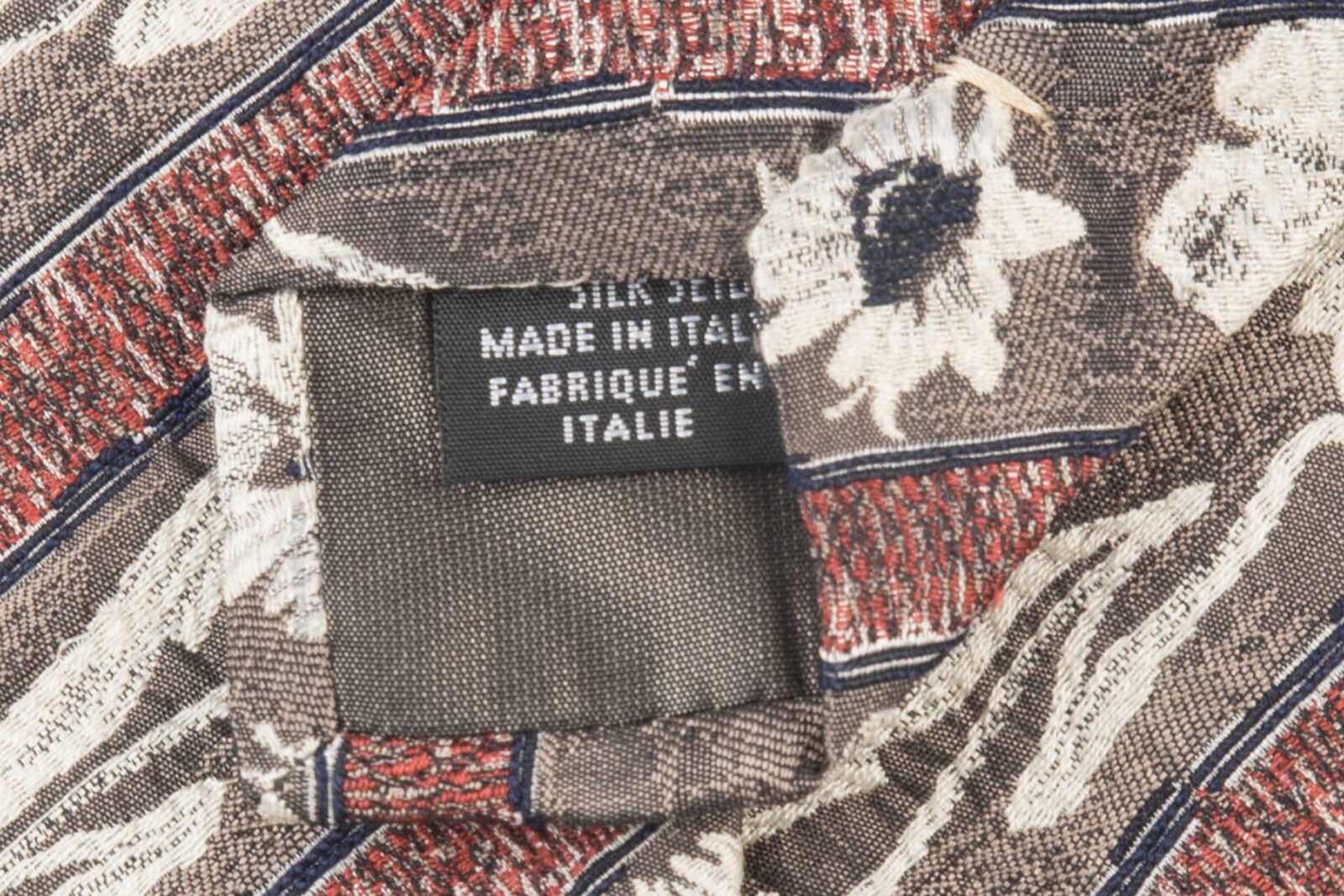 Krawat jedwabny Kenzo Homme vintage lata 90-te